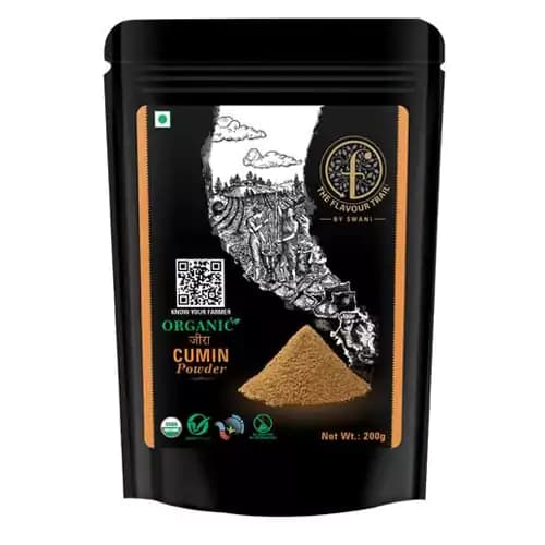 200 G The Flavour Trail By Swani Cumin Powder Organic Jeera ShopIndianProductsa