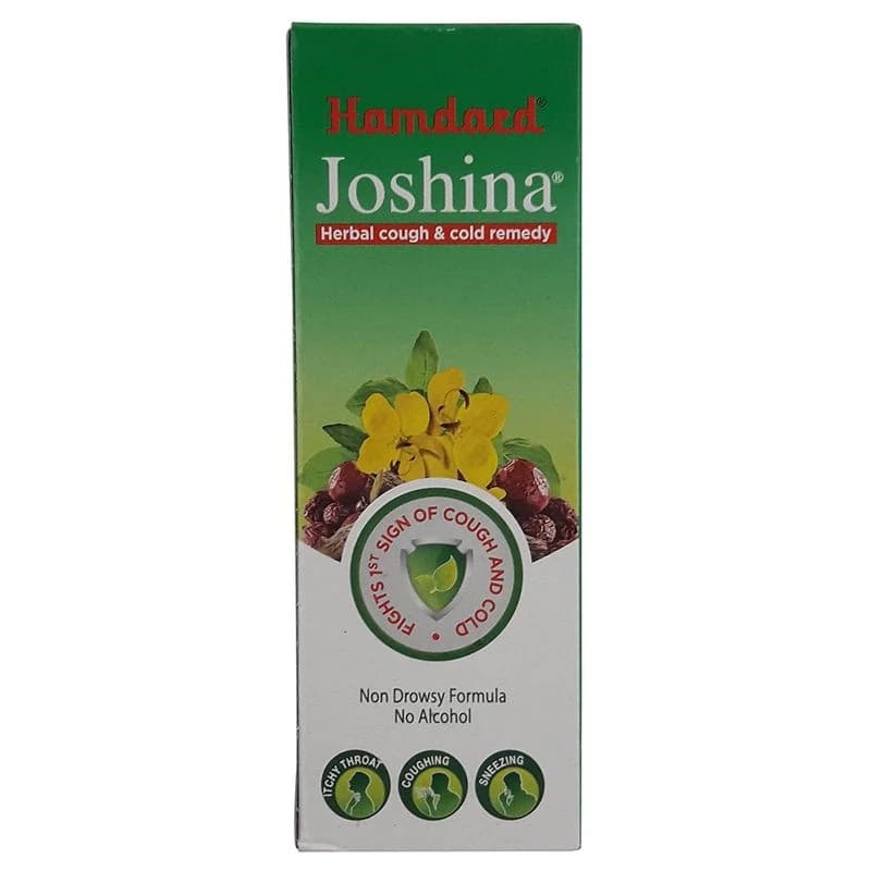 Hamdard Joshina Herbal Cough & Cold Syrup — 200 ml
