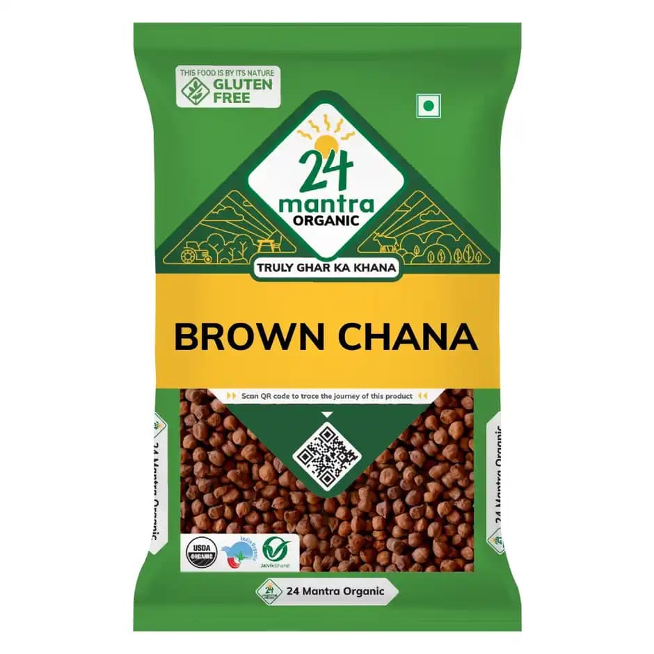 24 Mantra Organic Brown Channa,500g-Main image