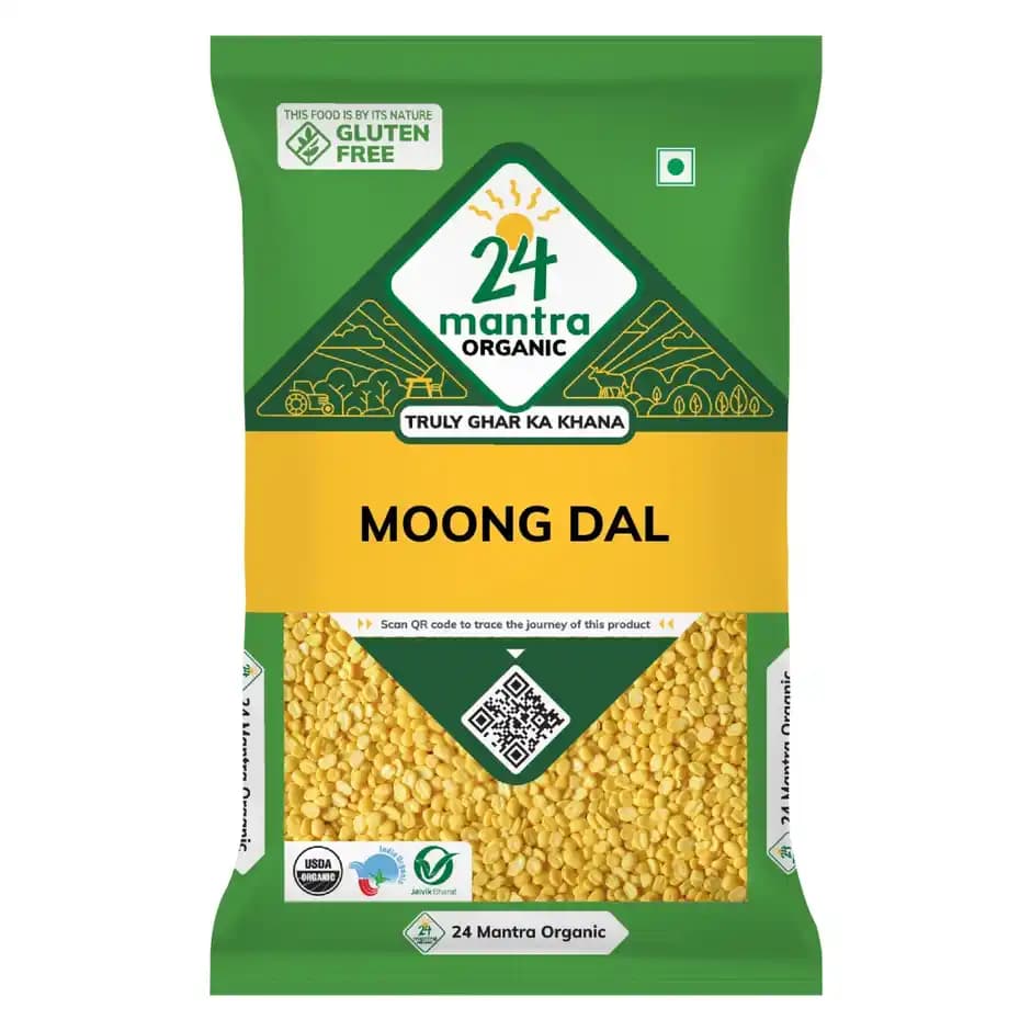 24 Mantra Organic Moong Dal,500g-Main image