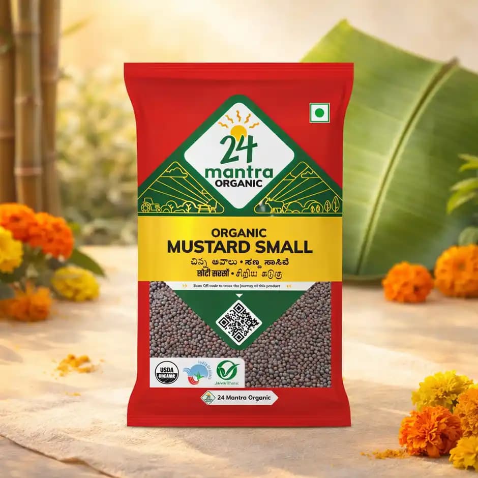 24 Mantra Organic Mustard Small,100g-Main image