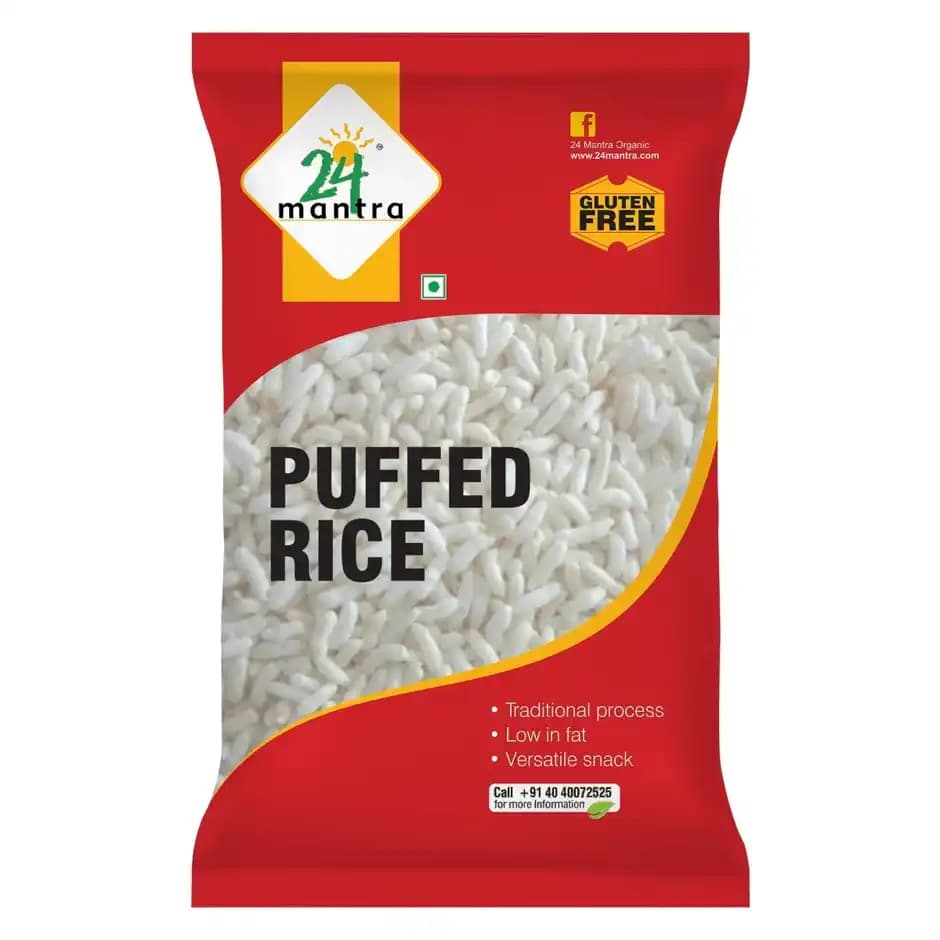 24 Mantra Organic Puffed Rice,200g-Main image