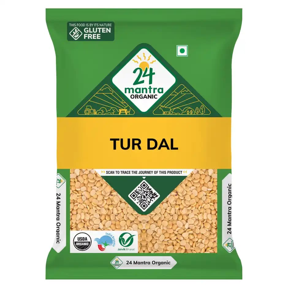 24 Mantra Organic Tur Dal,1kg-Main image