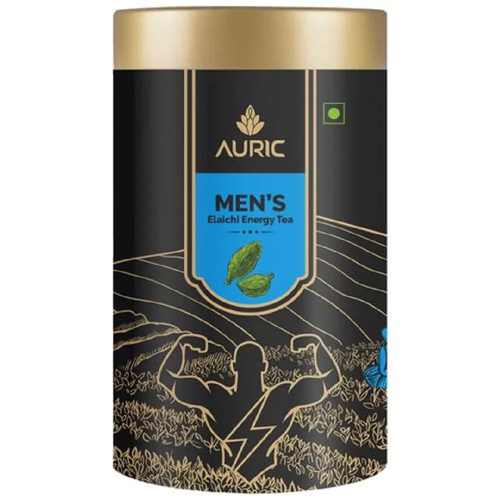 25 G 25 Sachets Auric Mens Energy Tea Elachi ShopIndianProductsa