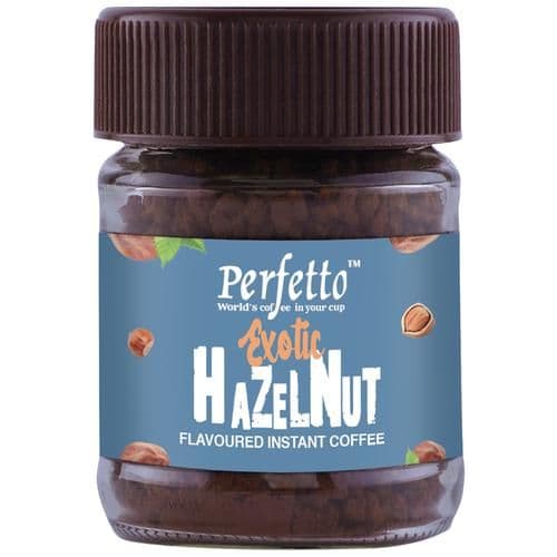 25 G Jar Perfetto Flavoured Instant Coffee Exotic Hazelnut ShopIndianProductsa
