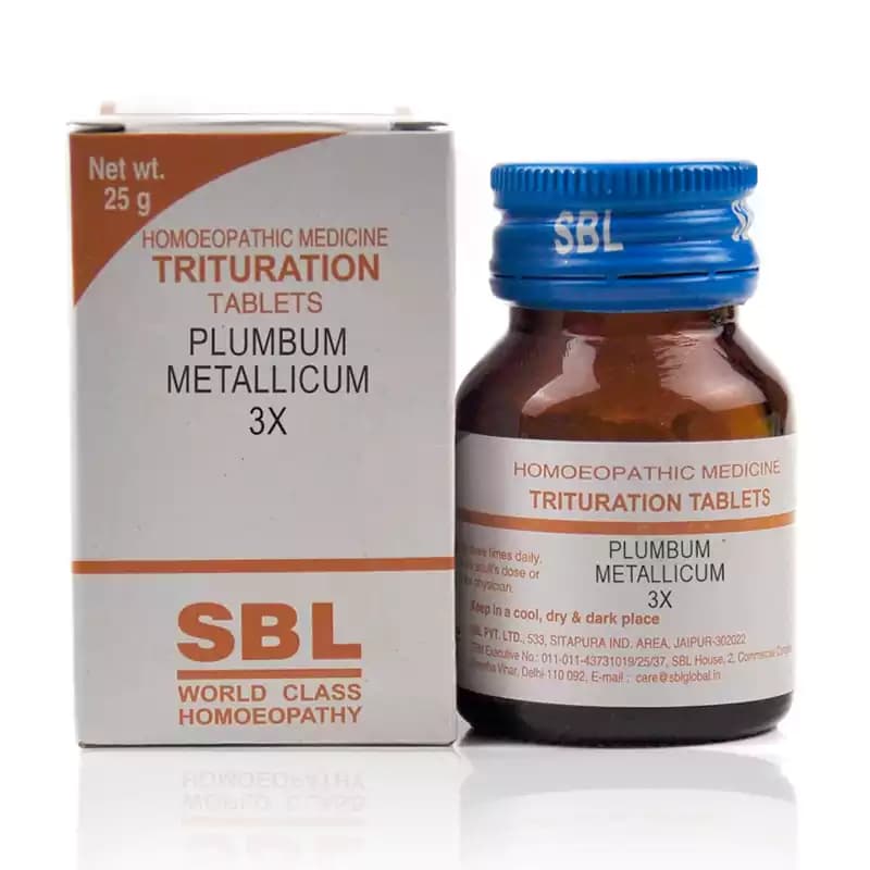 SBL Plumbum Metallicum Trituration Tablet 3X — 25 g