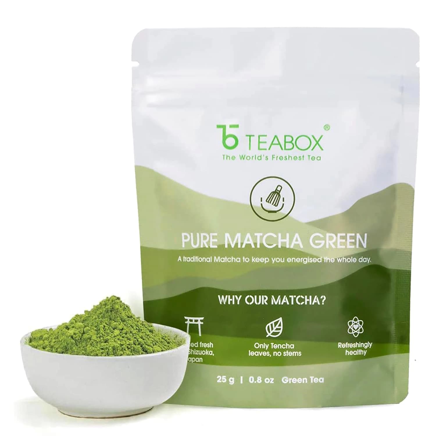 25 G Teabox Matcha Green Tea Powder ShopIndianProductsa