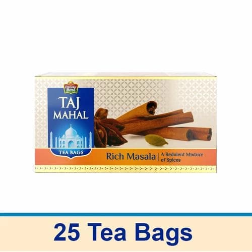 25 Pcs Taj Mahal Rich Masala Tea ShopIndianProductsa