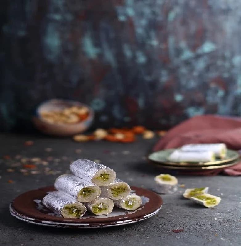 Almond House Badam Pista Roll — 250 g