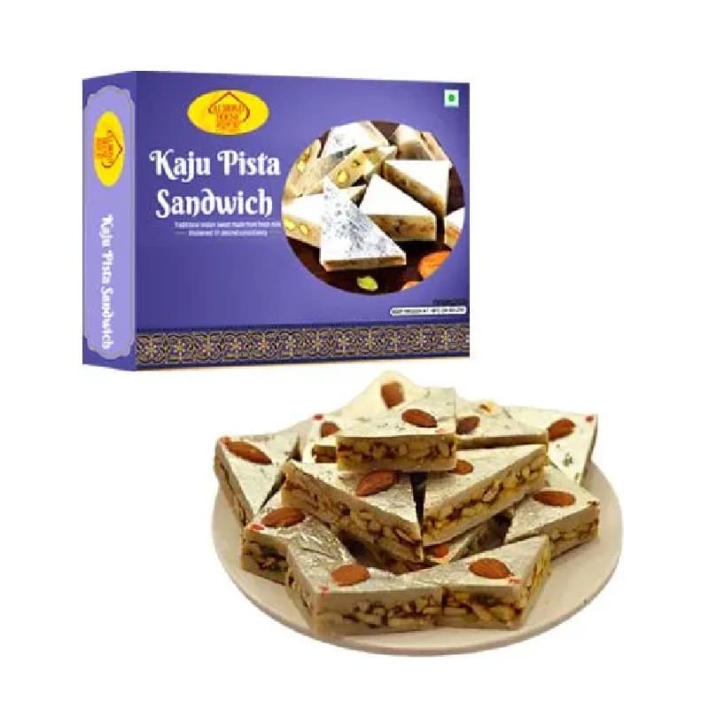 Almond House Kaju Pista Sandwich — 250 g