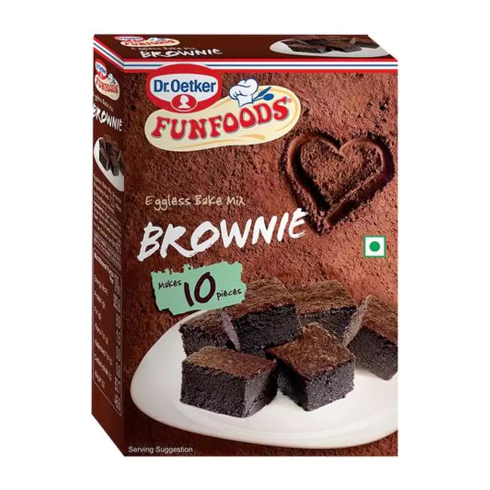 250 G Dr Oetker Funfoods Eggless Bake Mix Brownie ShopIndianProductsa