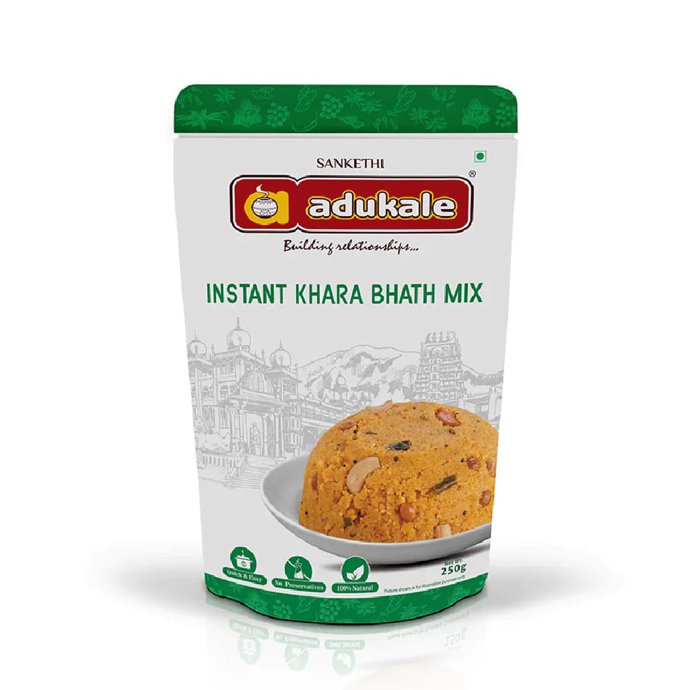 250 G Khara Bhath Most Popular Instant Breakfast Adukale ShopIndianProductsa