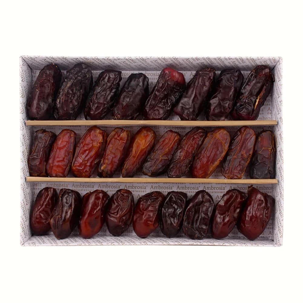 Ambrosia Delicatessen Seedless Assorted Dates from the Middle East — 250 g