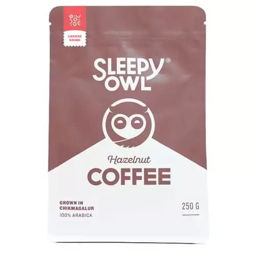 250 G Sleepy Owl Coffee Hazelnut ShopIndianProductsa