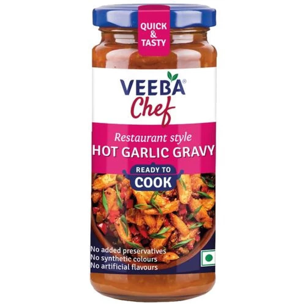 250 G Veeba Chef Hot Garlic Gravy ShopIndianProductsa