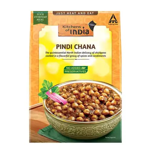 285 G Carton Kitchens Of India Pindi Chana Itc Ready To Eat Indian Dish ShopIndianProductsa