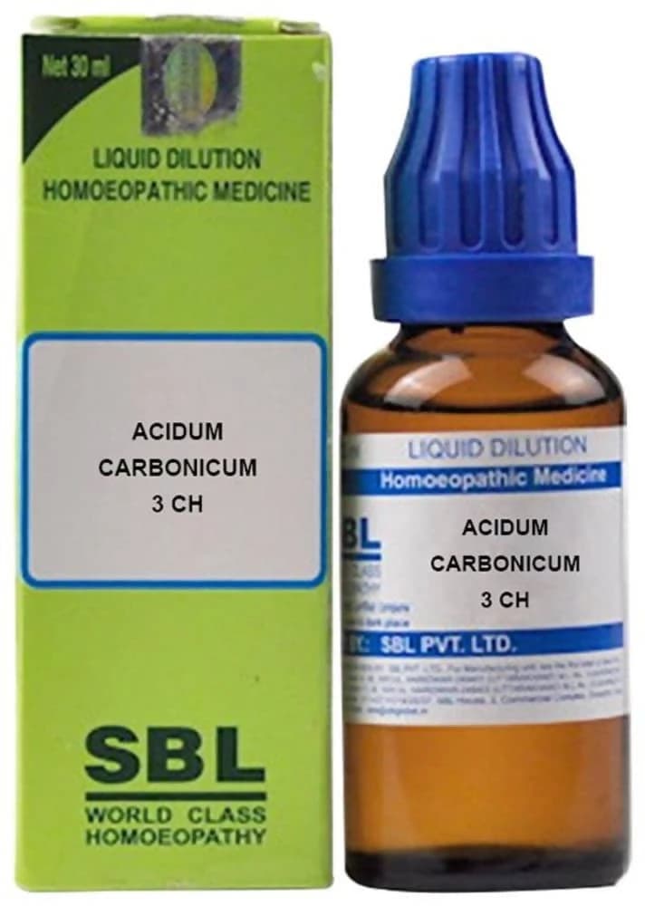 SBL Acidum Carbonicum Dilution — 3 CH / 30 ml