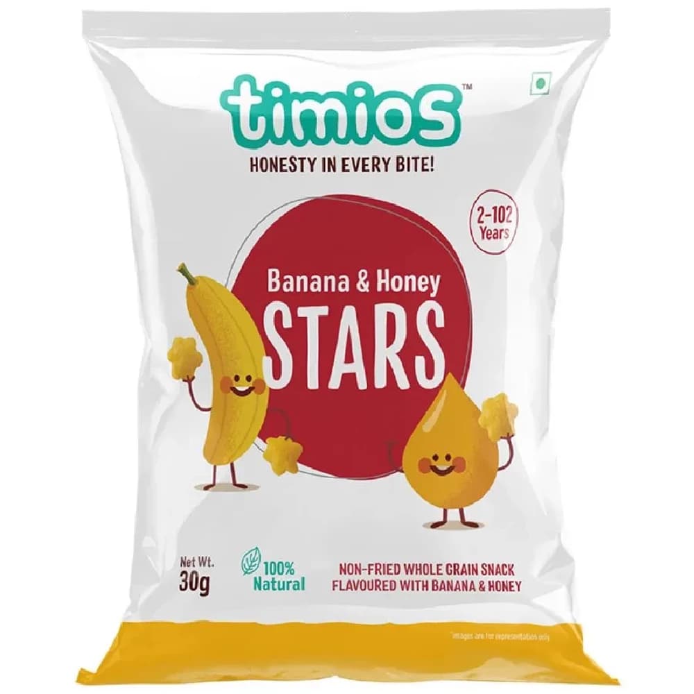 30 G Timios Stars Banana Honey ShopIndianProductsa