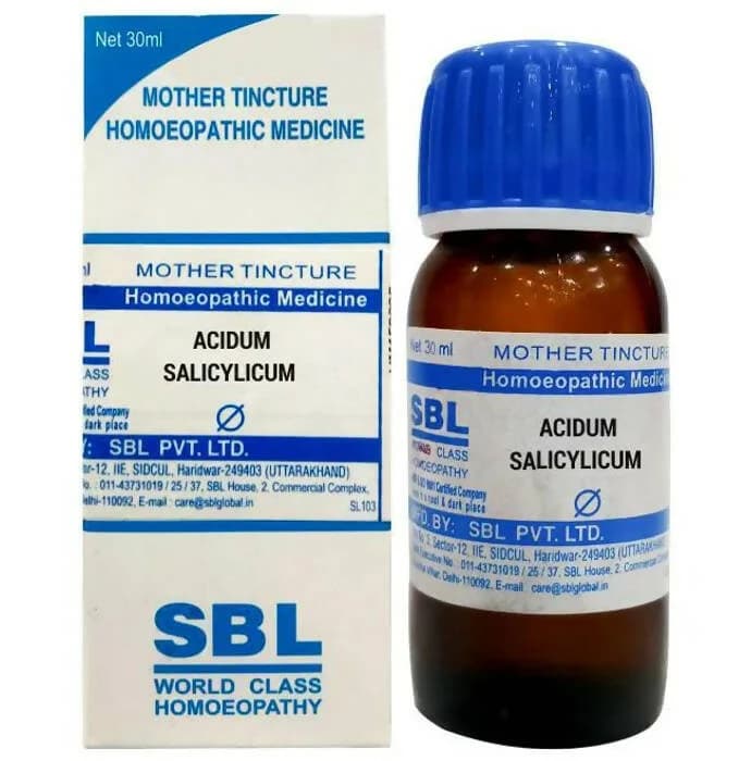 SBL Acidum Salicylicum Mother Tincture Q — 30 ml