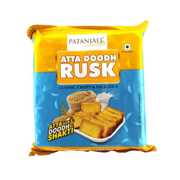 300 G Patanjali Atta Doodh Rusk ShopIndianProductsa