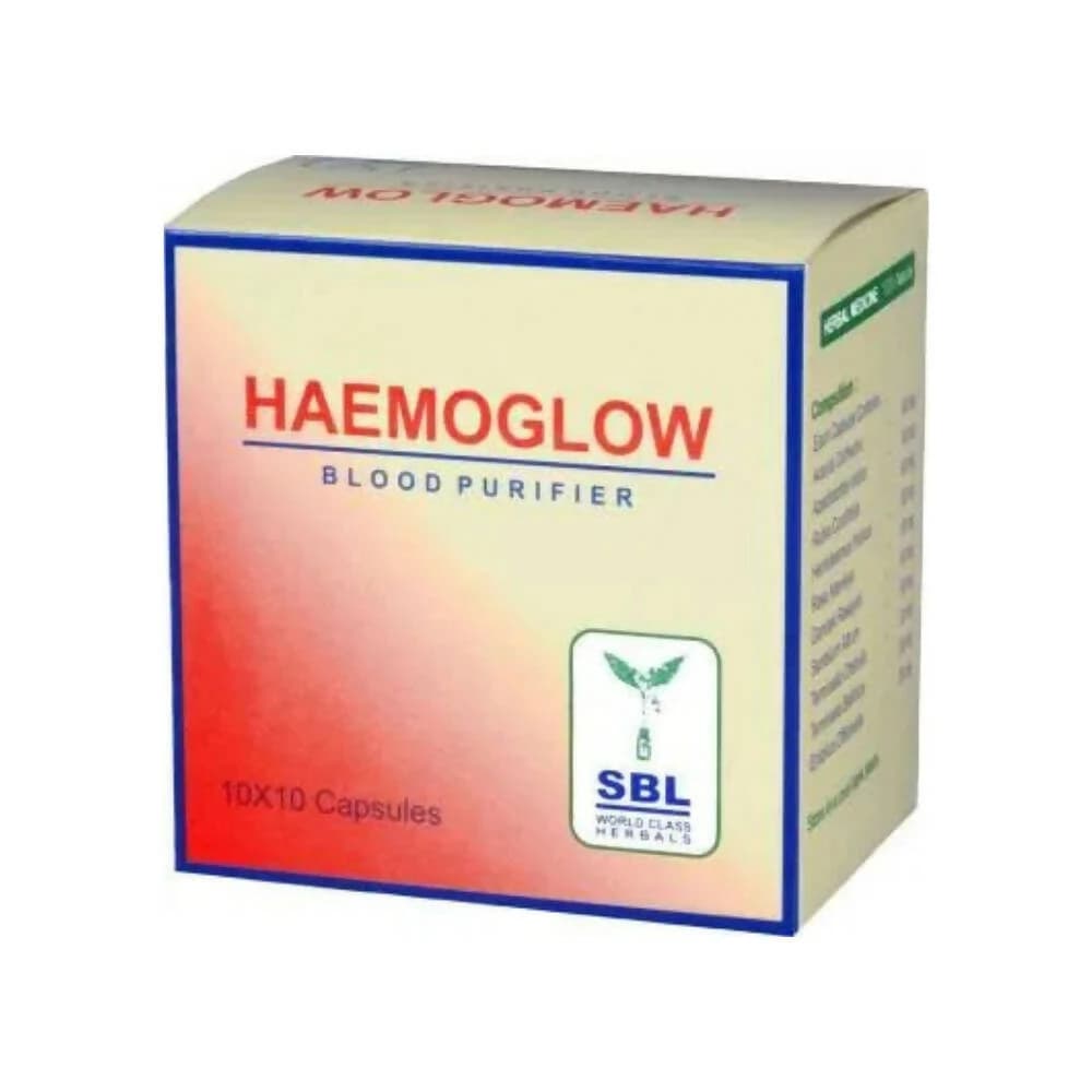 SBL Haemoglow Blood Purifier Capsule — 100 Capsules