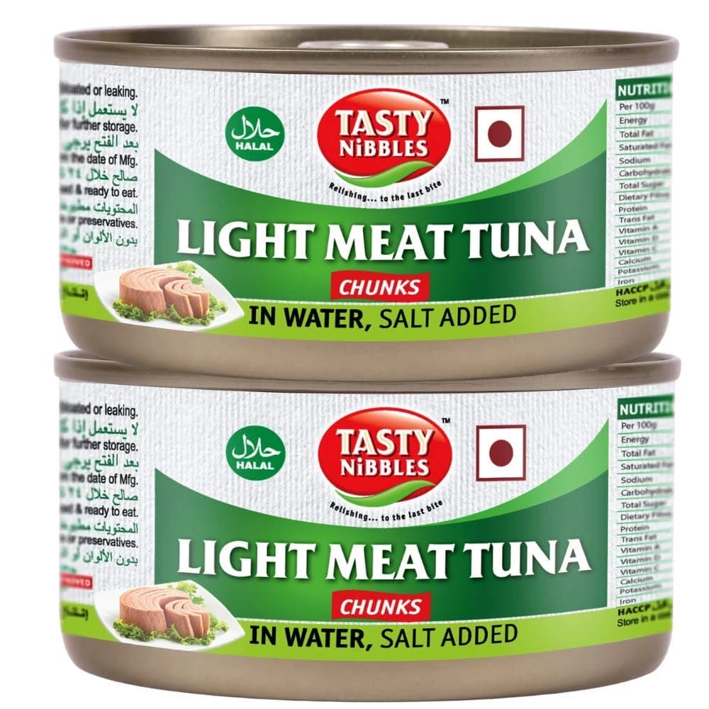 370 G Tasty Nibbles Light Meat Tuna Chunks In Water Salt Added ShopIndianProductsa