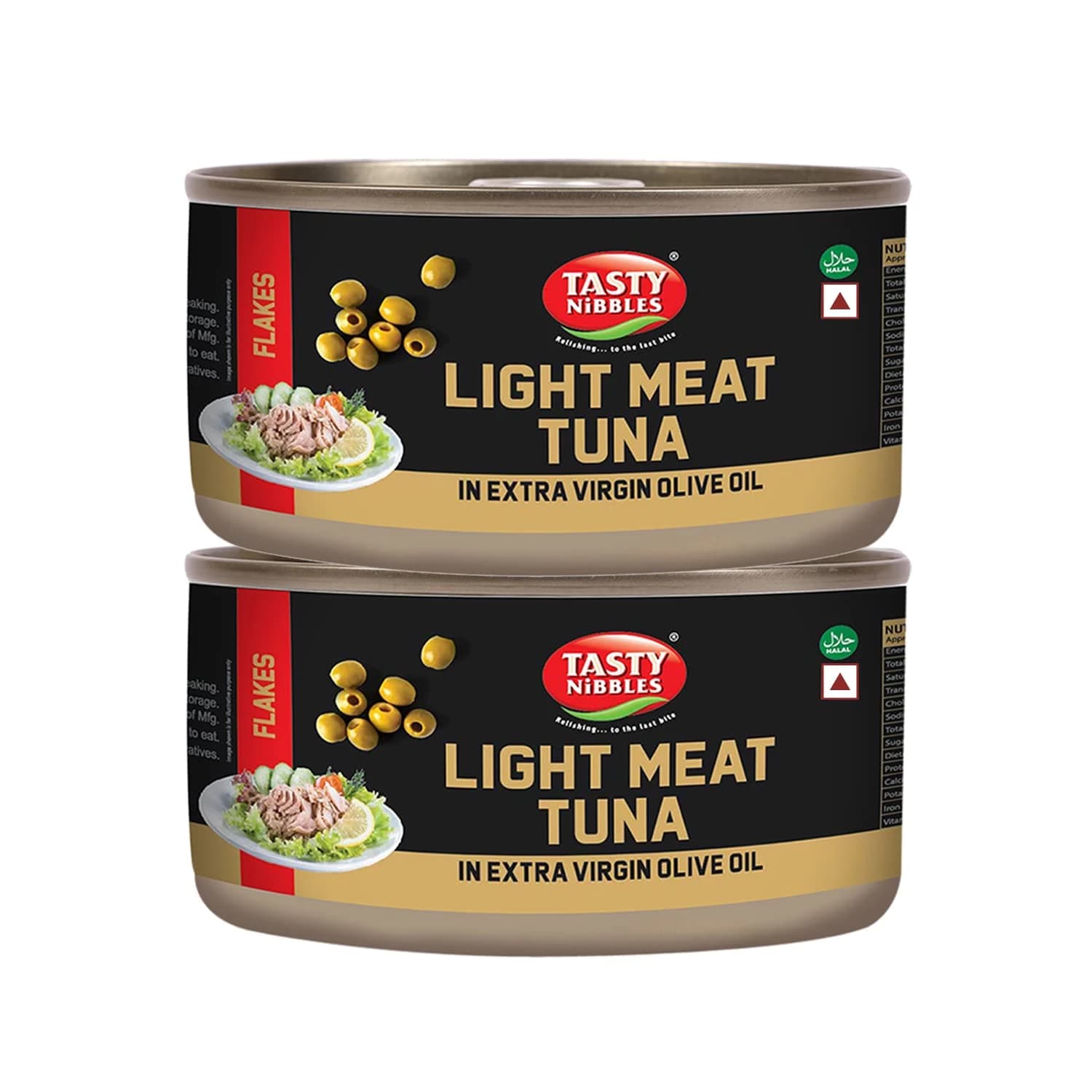 370 G Tasty Nibbles Light Meat Tuna Flakes In Extra Virgin Olive Oil ShopIndianProductsa