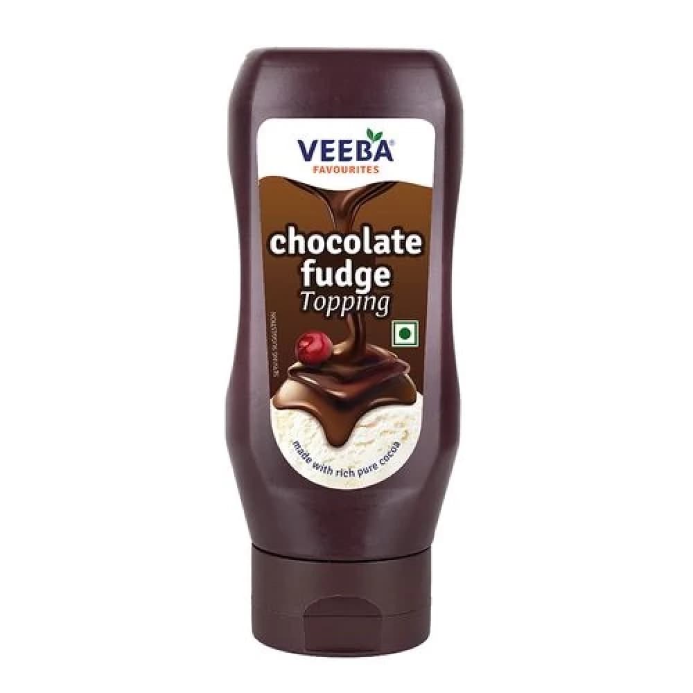380 G Pet Jar Veeba Chocolate Fudge Topping ShopIndianProductsa