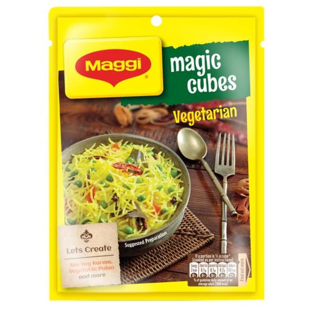 40 G Pack Of 10 Maggi Magic Cube Vegetarian Masala ShopIndianProductsa