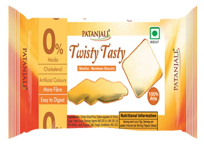 40 G Patanjali Twisty Tasty Biscuits ShopIndianProductsa