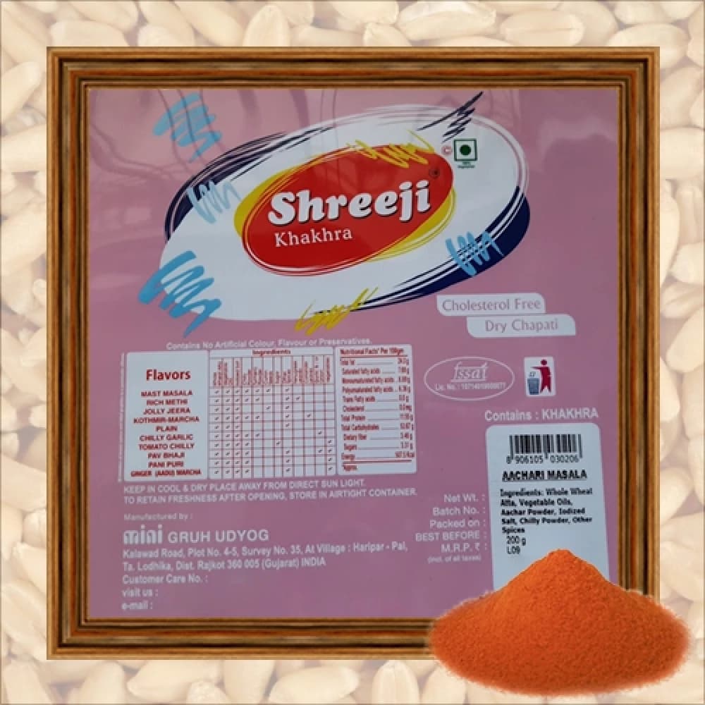 Shreeji Khakra Aachari Masala Khakra — 400 g