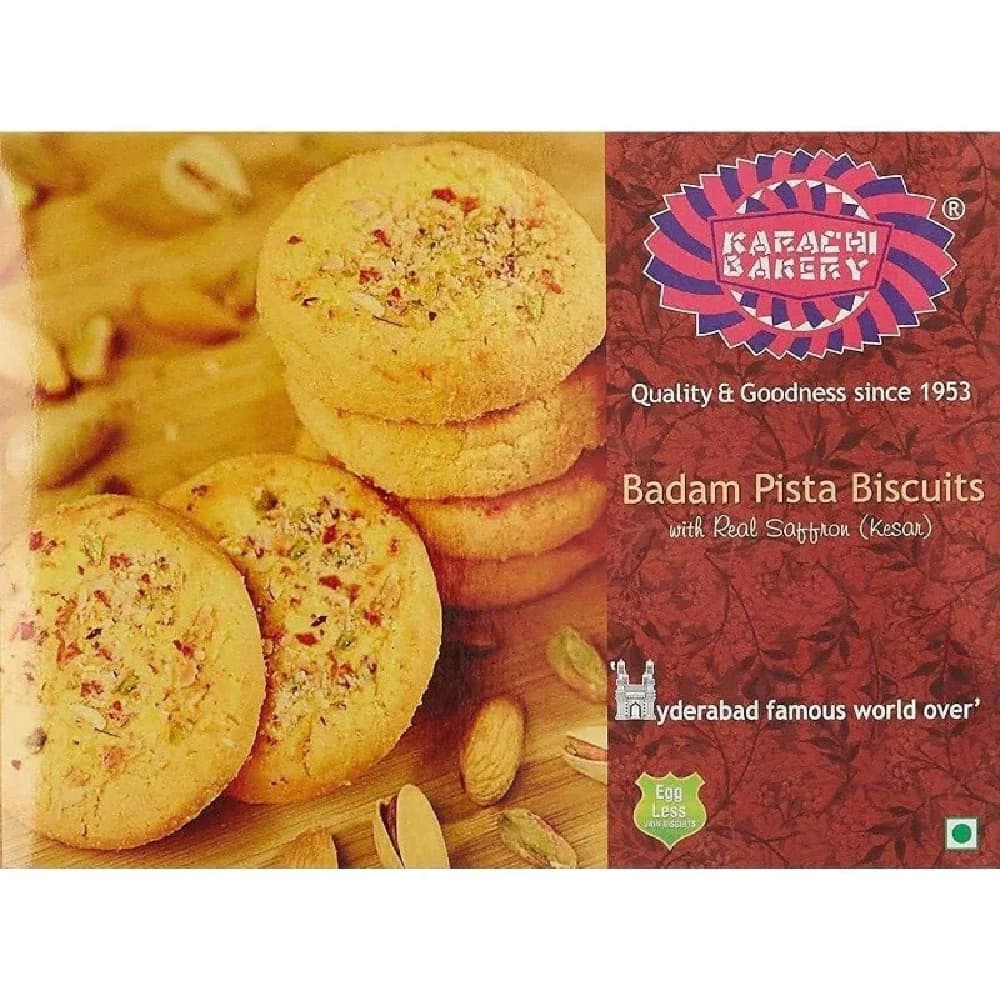 400 G Karachi Badam Pista Biscuits ShopIndianProductsa