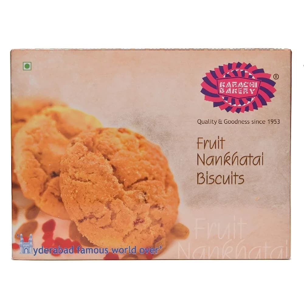 400 G Karachi Bakery Fruit Nankhatai Biscuits ShopIndianProductsa