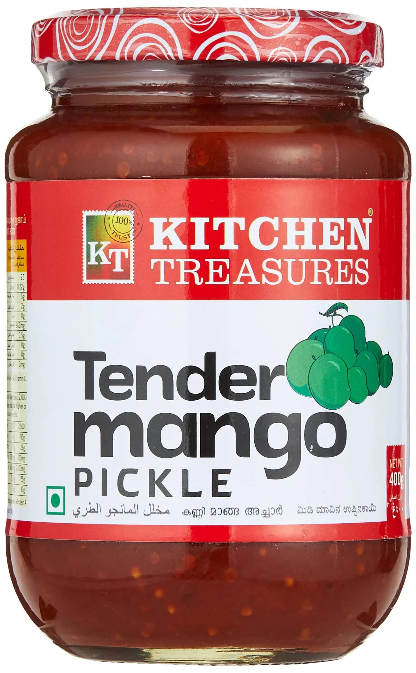 400 G Kitchen Treasures Tender Mango Pickle ShopIndianProductsa