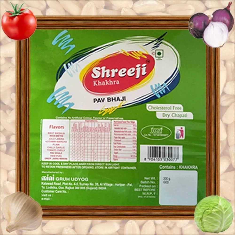 Shreeji Khakra Pav Bhaji Khakra — 400 g