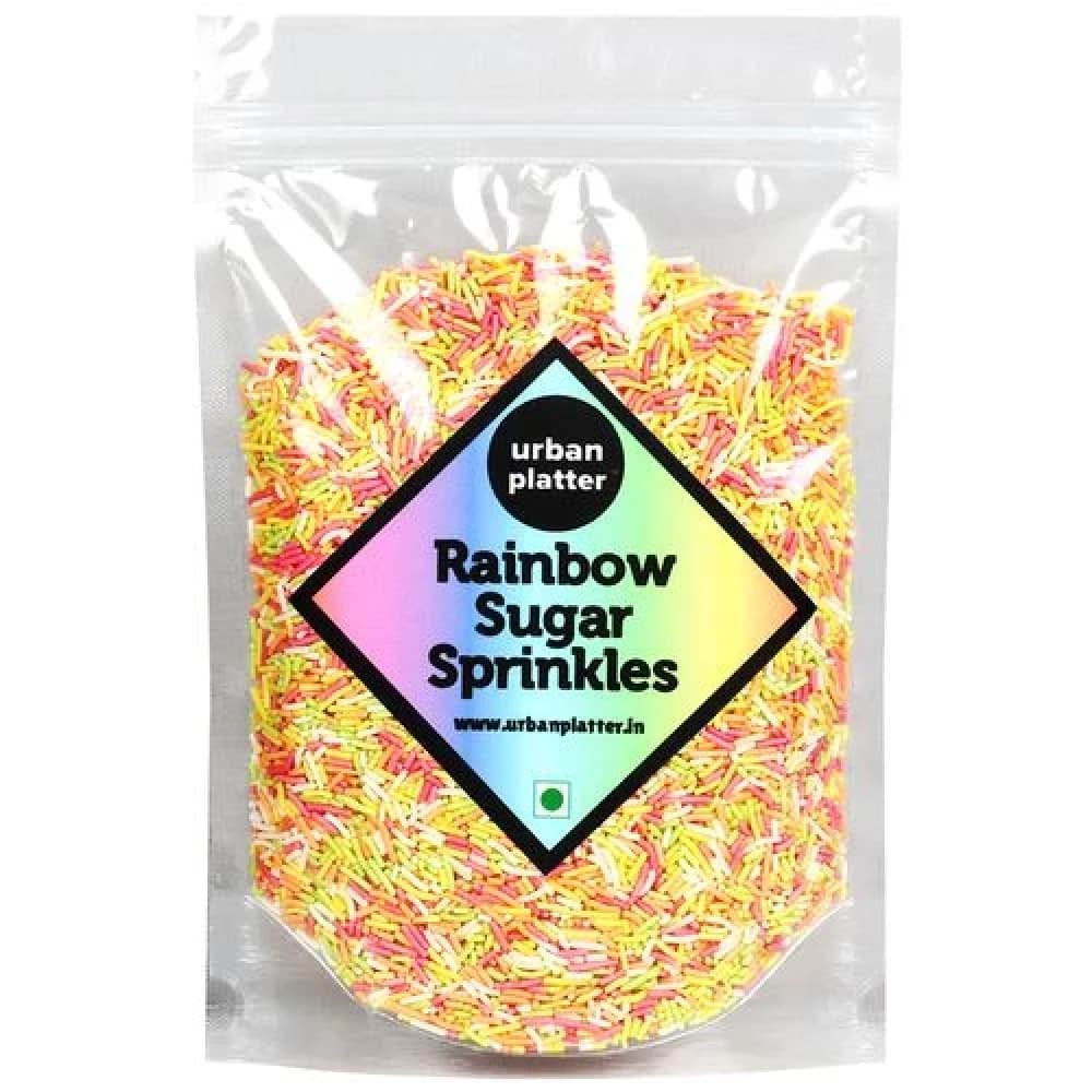 400 G Urban Platter Rainbow Sugar Sprinkles ShopIndianProductsa