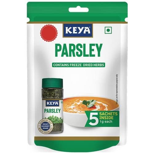 5 G 5 Sachet X 1 G Each Keya Parsley Freeze Dried Herbs ShopIndianProductsa