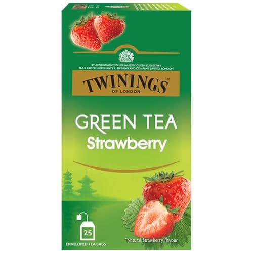 50 G 25 Bags X 2 G Each Twinings Green Tea Strawberry ShopIndianProductsa