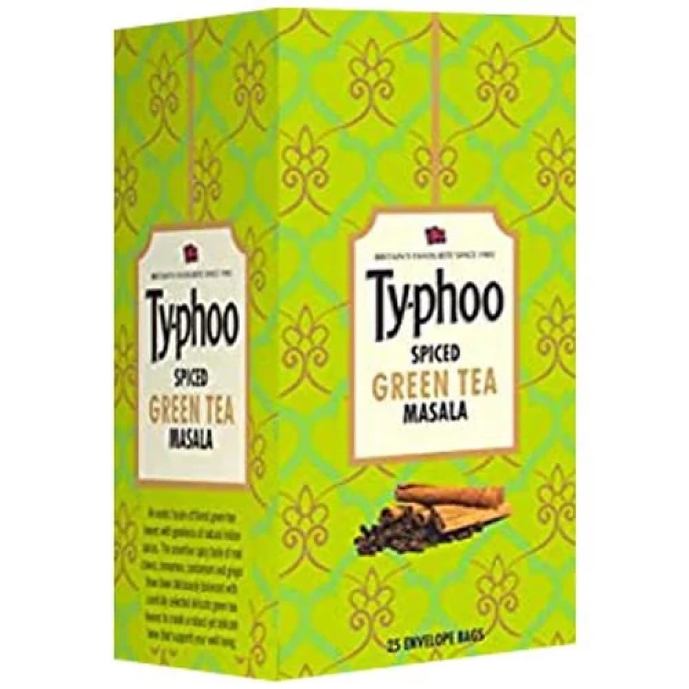 50 G 25 Bags X 2 G Each Typhoo Green Tea Masala Chai ShopIndianProductsa