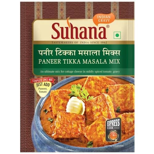 50 G Carton Suhana Paneer Tikka Masala Mix ShopIndianProductsa