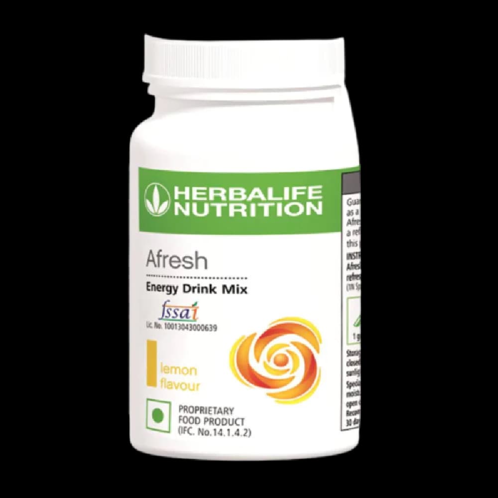 50 G Herbalife Nutrition Afresh Energy Drink Mix Lemon Flavour ShopIndianProductsa