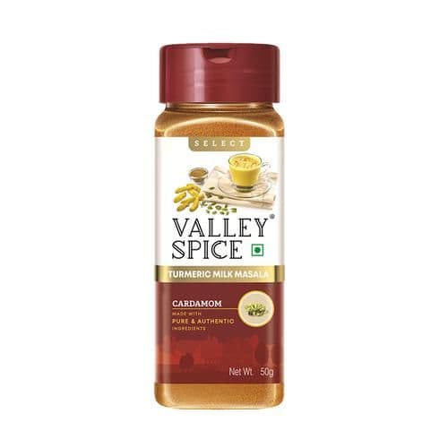 50 G Pet Bottle Valley Spice Turmeric Milk Masala Cardamom ShopIndianProductsa