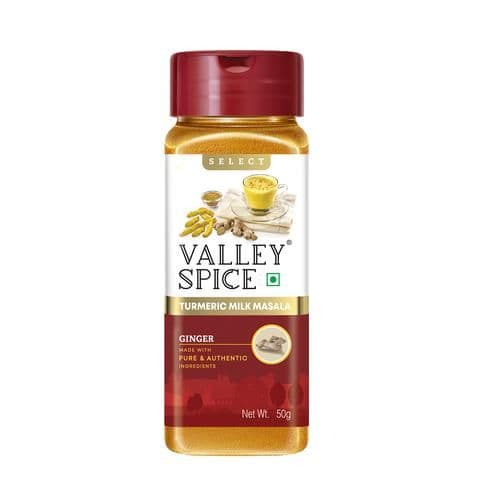 50 G Pet Bottle Valley Spice Turmeric Milk Masala Ginger ShopIndianProductsa