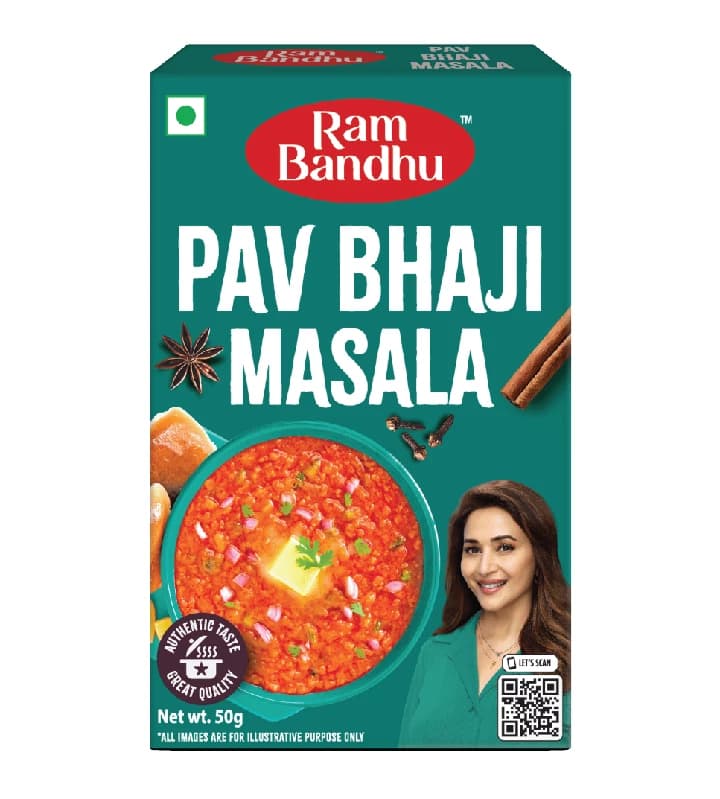 50 G Ram Bandhu Pav Bhaji Masala ShopIndianProductsa