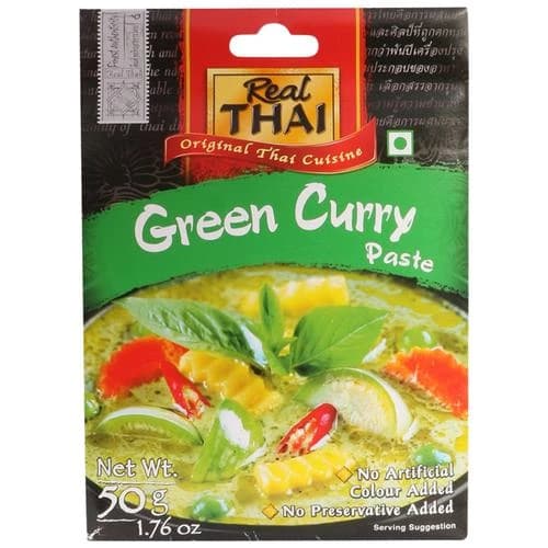 50 G Real Thai Green Curry Paste ShopIndianProductsa