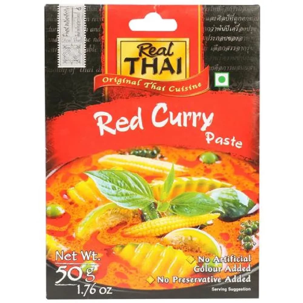 50 G Real Thai Red Curry Paste ShopIndianProductsa