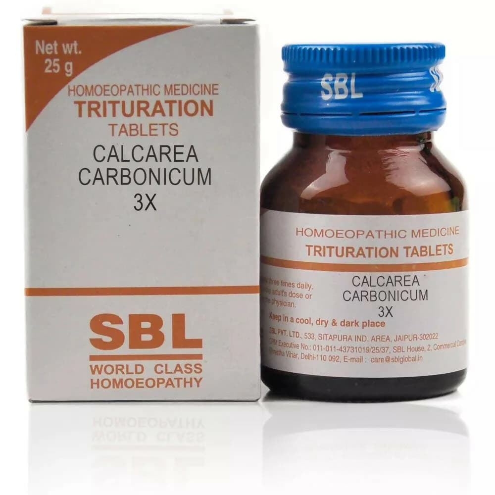 SBL Calcarea Carbonicum Trituration Tablet 3X — 25 g