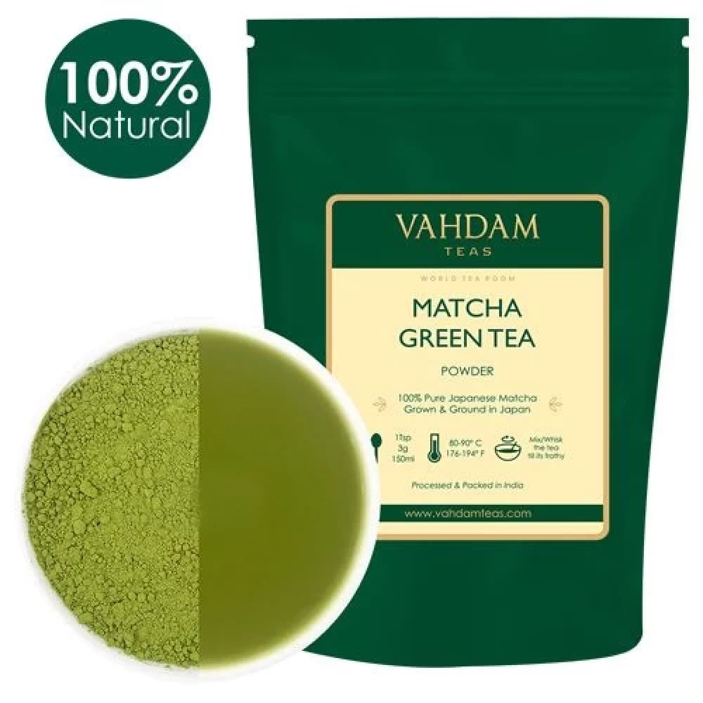 50 G Vahdam Pure Japanese Matcha Green Tea Powder ShopIndianProductsa