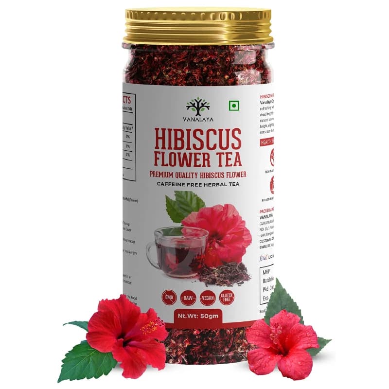 50 G Vanalaya Hibiscus Tea For Glowing Skin ShopIndianProductsa