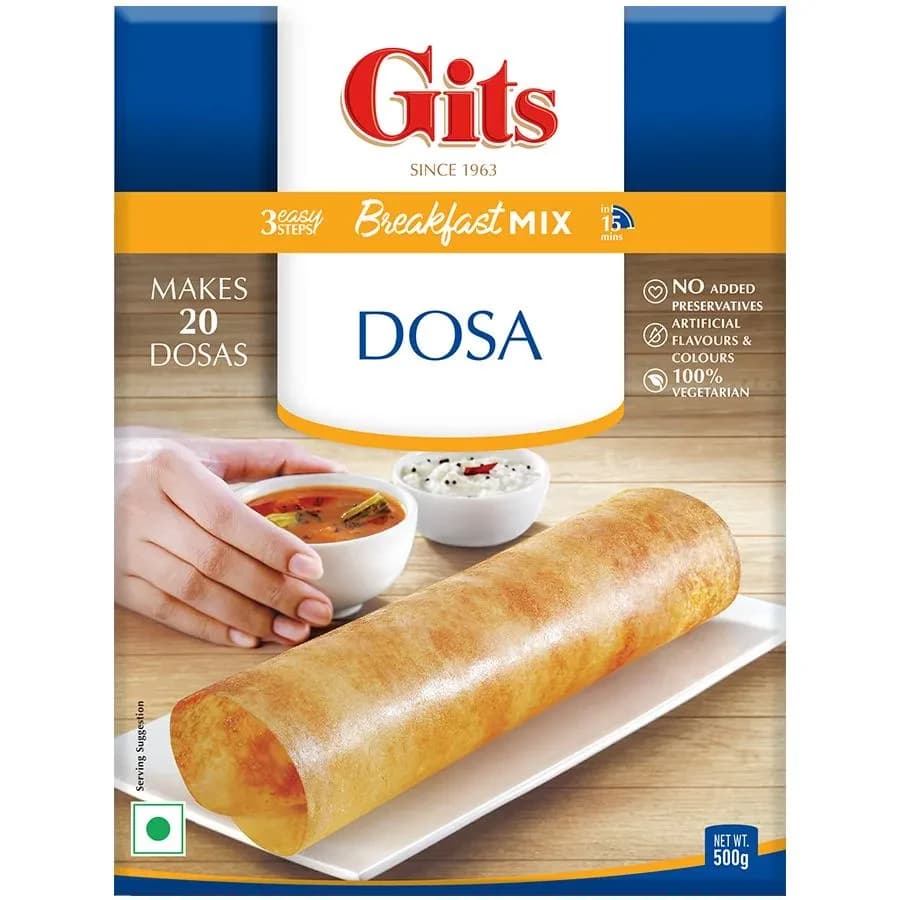 500 G Carton Gits Dosa Breakfast Mix ShopIndianProductsa
